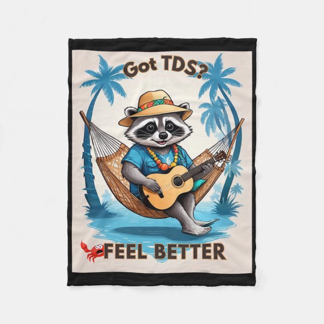 Cobertor De Velo Síndrome de Descolamento de Tds Trump Apoio Engraç (Frente)