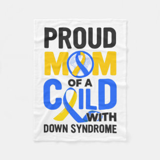 Cobertor De Velo Síndrome de Down Sensibilização Orgulhosa Mãe