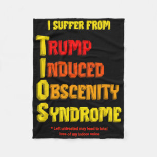 Cobertor De Velo Síndrome de Obscenidade Induzida por Tios Trump En