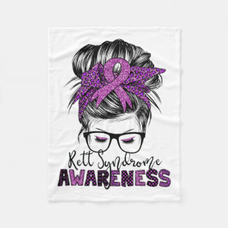 Cobertor De Velo Síndrome de Rett Sensibilização Mulheres com Cabel