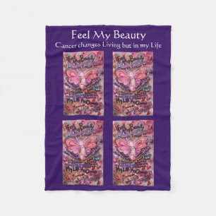 Cobertor De Velo Sinta meus Canceres de beleza Poem Blankets de Flo