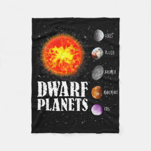 Cobertor De Velo Sistema Solar - Planetas anões dotados de T shirt