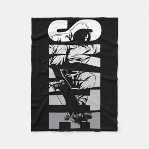 Cobertor De Velo Skate Patinador Skateboard Retro 90s 