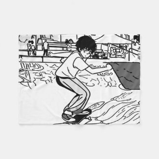 Cobertor De Velo Skateboard Moves - Young Skateboarder
