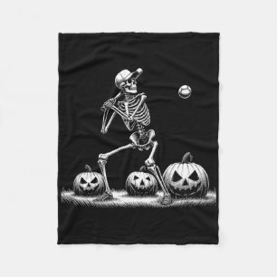 Cobertor De Velo Skeleton Encantado Vende Jogador de Halloween Mulh
