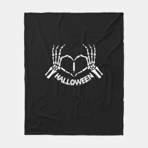 Cobertor De Velo Skeleton Hand Heart Ppreguiçoso Halloween Costume 