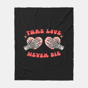 Cobertor De Velo Skeleton Mãos Design Cardíaco Clássico