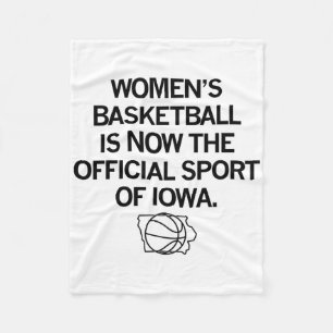 Cobertor De Velo Sketll Feminina É Agora O Esporte Oficial De Iowa
