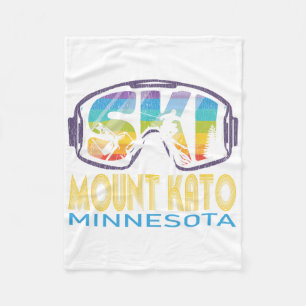 Cobertor De Velo Ski Mount Kato Minnesota Esquiando Férias