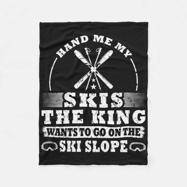 Cobertor De Velo Skiing Skier (Frente)