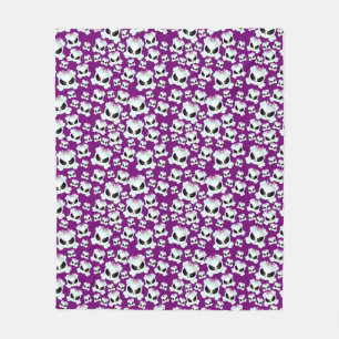 Cobertor De Velo Skullz feminino