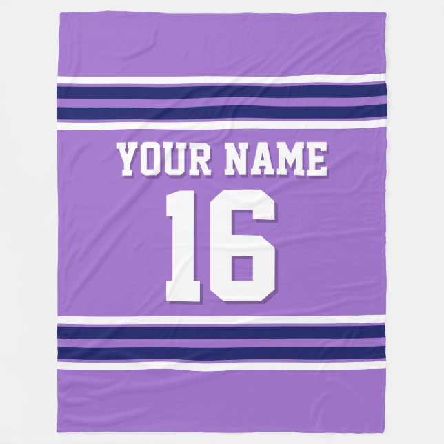 Cobertor De Velo Sky Blue Marinho White Team Jersey Sports (Frente)