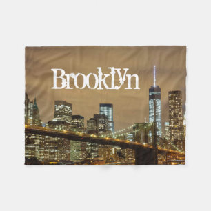 Cobertor De Velo Skyline da ponte de Brooklyn