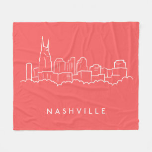 Cobertor De Velo Skyline de Nashville