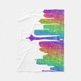 Cobertor De Velo Skyline de Seattle