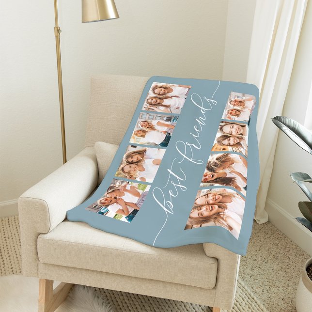 Cobertor De Velo Slate | Melhor Colagem de Fotos de Amigos (Criador carregado)