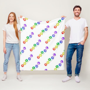 Cobertor De Velo SlipperyJoe's arco-íris de sinal de orgulho colori