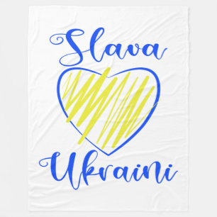 Cobertor De Velo Slogan Slava Ucraniano Glória à Ucrânia