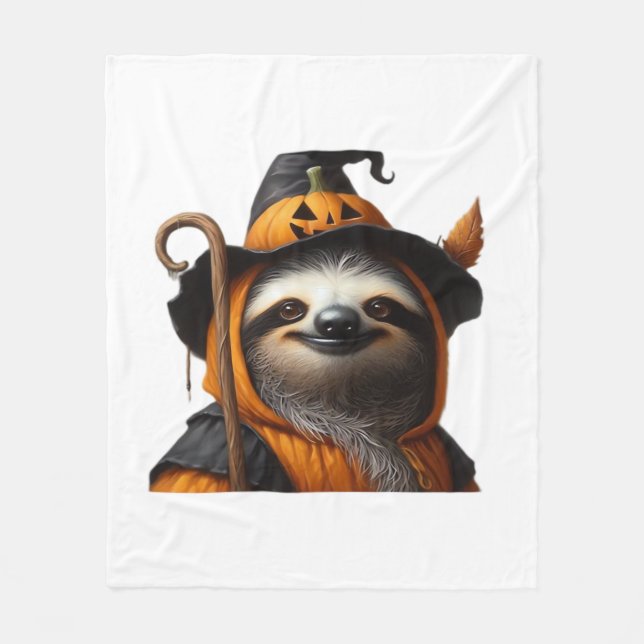 Cobertor De Velo Sloth Halloween Classic T-Shirt (Frente)