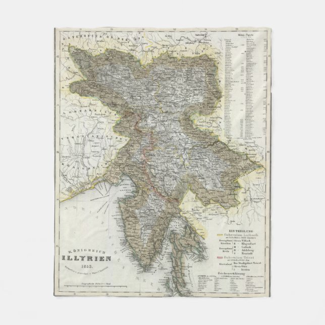 Cobertor De Velo Slovenia, Croatia (Frente)