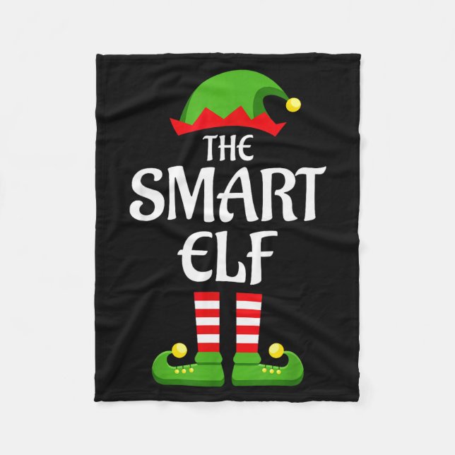 Cobertor De Velo Smart Elf Family Matching Group Christmas  (Frente)