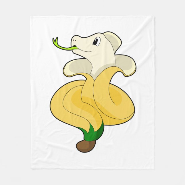 Cobertor De Velo Snake with Banana (Frente)