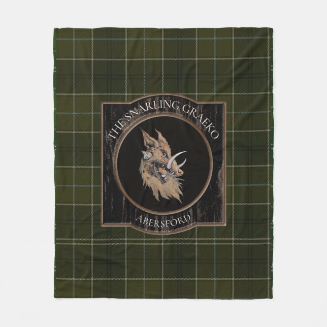 Cobertor De Velo Snarling Graeko Fleece Blanket (Frente)