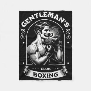 Cobertor De Velo #snirt Clube de Boxe Gentleman Retro Com Caixa Mot