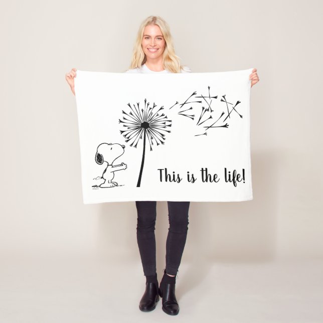 Cobertor De Velo Snoopy Com Dandelion (In Situ)