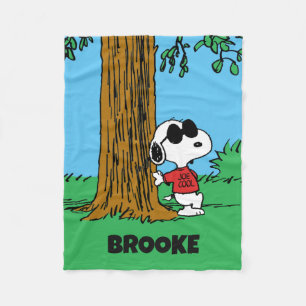 Cobertor De Velo Snoopy "Joe Cool" em Pé