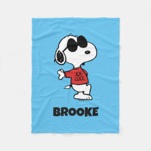 Cobertor De Velo Snoopy "Joe Cool" em Pé