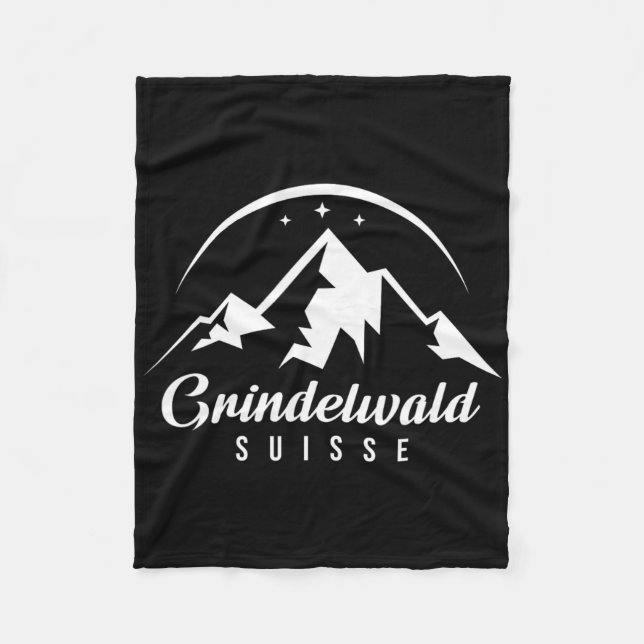 Cobertor De Velo Snowboar de Esqui Suiça Grindelwald (Frente)