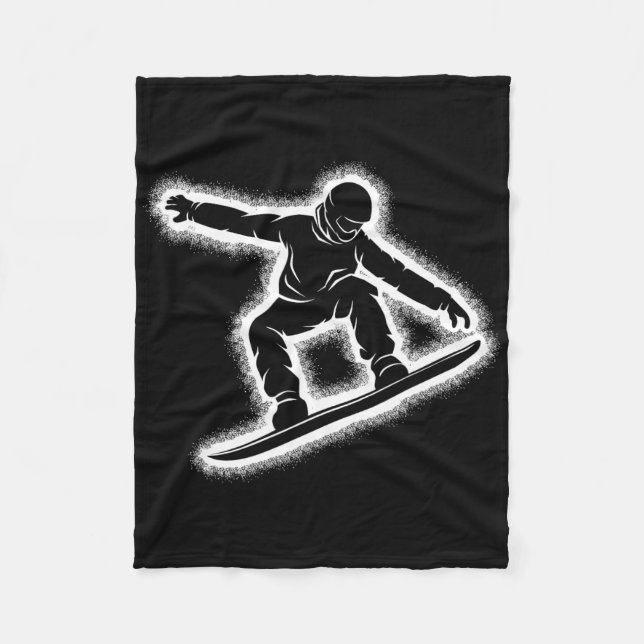 Cobertor De Velo Snowboard Boys Kids Mens 1 (Frente)