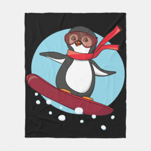 Cobertor De Velo Snowboard Penguin