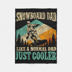 Cobertor De Velo Snowboard Snowboard Pai Padre Vintage Retro Sn