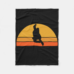 Cobertor De Velo Snowboard Snowboarder Snow Snow Snow Winter Sunset