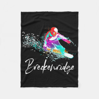 Cobertor De Velo Snowboard Vintage Breckenridge Colorado Tee