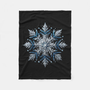 Cobertor De Velo Snowflake Snow Felry Natal Família Pijamas