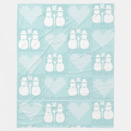 Cobertor De Velo Snowman Blanket & Throws