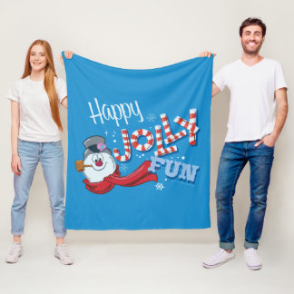 Cobertor De Velo Snowman™ congelado | Feliz Jolly Divertido