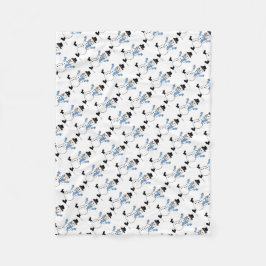 Cobertor De Velo Snowman Fleece Blanket