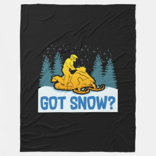 Cobertor De Velo Snowmobiling - Engraçado neveweather condition