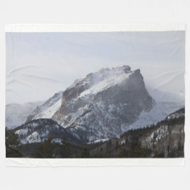 Cobertor De Velo Snowy Mountain Fleece Blanket