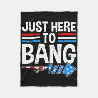 Cobertor De Velo Só Aqui Para Bang Shirt Fireworks Celebração 4
