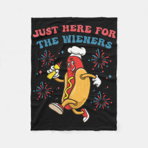 Cobertor De Velo Só estou aqui para os Wieners Engraçados 4 de julh