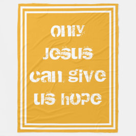 Cobertor De Velo Só Jesus Pode Nos Dar Uma Mensagem Cristã Esperanç