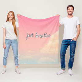 Cobertor De Velo SÓ QUEBRA A Vida Citar Nuvens de Céu Rosa Modernas