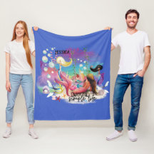 Sob O Mar Sereia Oceano Roxo Turquesa