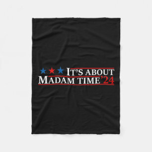Cobertor De Velo Sobre Madam Time Harris 2024 Kamala Chilless Cat