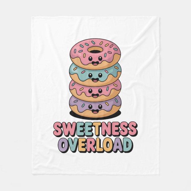 Cobertor De Velo Sobrecarga doce | Rosquinhas (Frente)